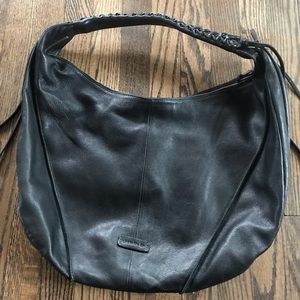 Christopher & Kon black large hobo bag EUC